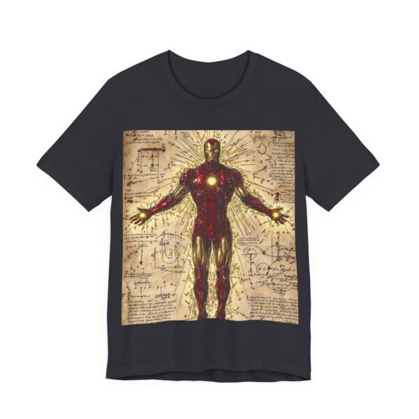 Iron Man Emoji Pattern T-Shirt